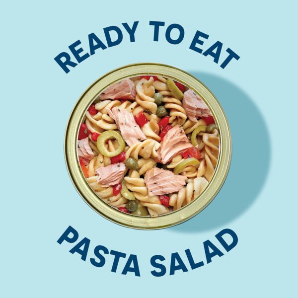 Wild Planet Ready-To-Eat Wild Tuna Pasta Salad With Organic Red Peppers, Tomatoes & Green Olives, Tuna Salad, 5.6oz, Pack Of 4 - Image 3