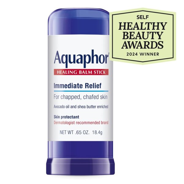 Aquaphor Healing Balm Stick, Skin Protectant with Avocado Oil and Shea Butter, 0.65 Oz Stick - Image 2