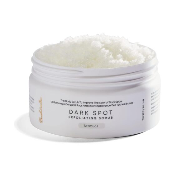 Bushbalm Dark Spot Exfoliating Scrub - Natural Body Scrub Exfoliant to Hydrated, Soften and Enhance Glow in Skin - Bermuda 236 ml