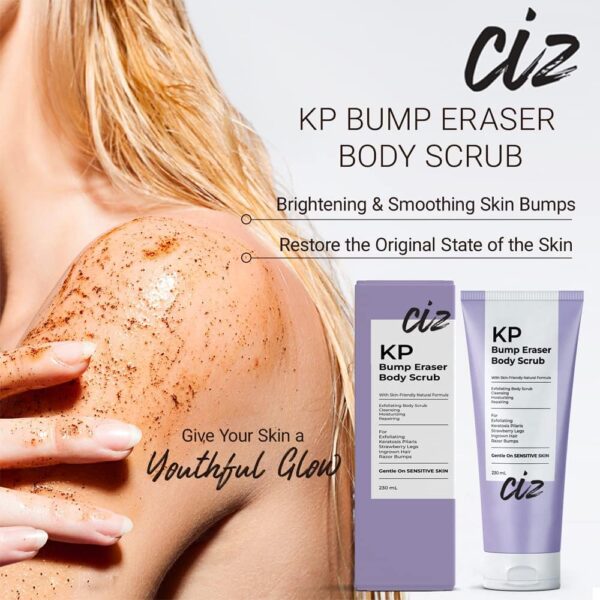 KP Bump Eraser Body Scrub, Exfoliating Body Scrub, Body Exfoliator Scrub, KP Body Scrub for Women Strawberry Legs, Effective Body Scrubs for Women Exfoliation Bump Eraser - Image 2