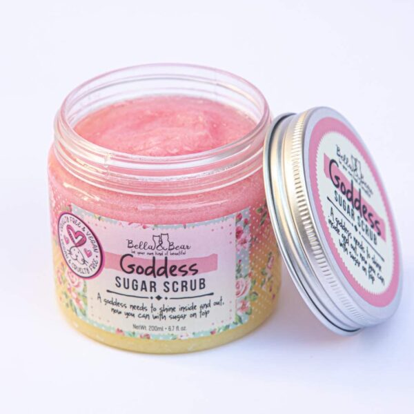 Bella and Bear Goddess Sugar Scrub | Body Scrub | Body Wash | Exfoliator | Vegan | Cruelty-Free - Image 5