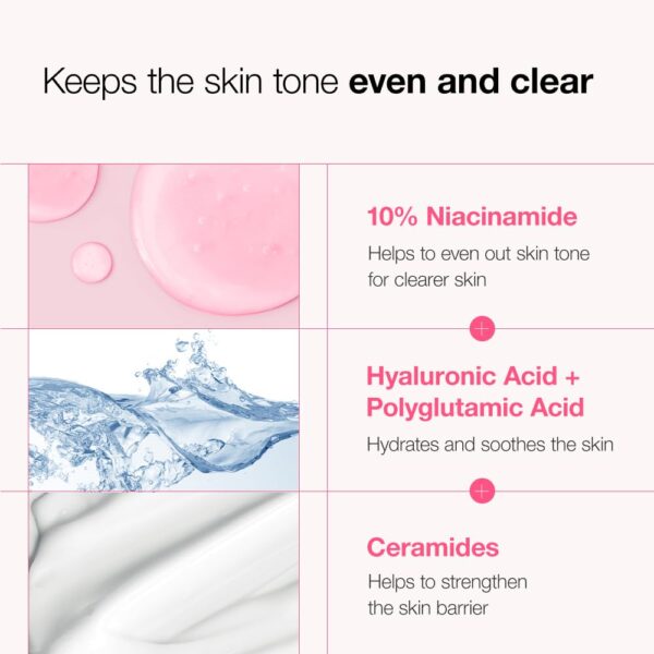 Anua 10% Niacinamide+ 4% Tranexamic Acid Serum, Ceramide, Hyaluronic Acid, Vitamin B12 natural color, for Sensitive skin, Korean Glass Skin, Fragrance-Free (30ml /1.01 fl.oz.) - Image 4