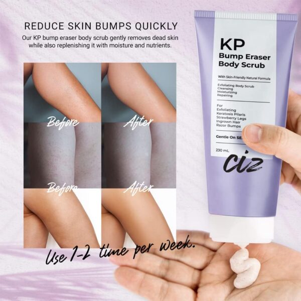 KP Bump Eraser Body Scrub, Exfoliating Body Scrub, Body Exfoliator Scrub, KP Body Scrub for Women Strawberry Legs, Effective Body Scrubs for Women Exfoliation Bump Eraser - Image 4