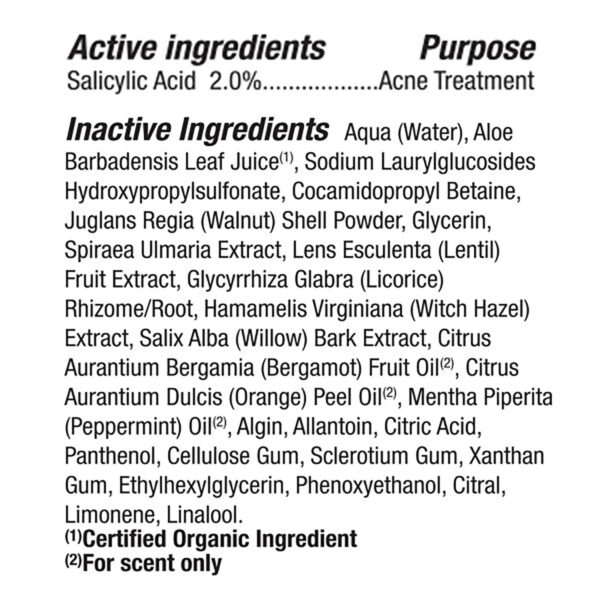 Alba Botanica Acnedote Maximum Strength Face & Body Scrub, 8 Oz - Image 3