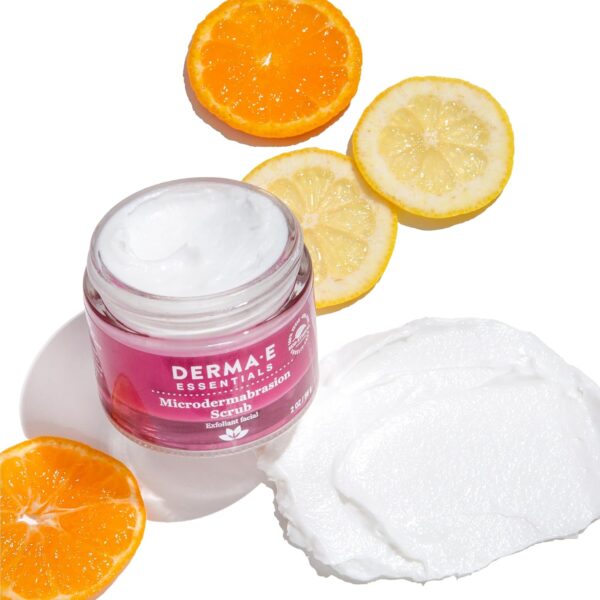 DERMA E Microdermabrasion Scrub with Dead Sea Salt & Citrus Essential Oils – Facial Exfoliating Scrub Smooths, Revitalizes and Renews – Ideal for Scars and Wrinkles, 2oz - Image 5