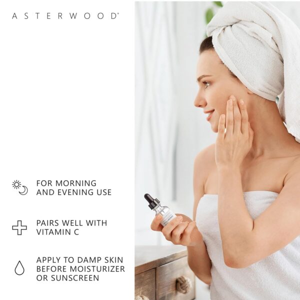 Asterwood Pure Hyaluronic Acid Serum for Face - Plumping, Anti-Aging & Hydrating - Fragrance-Free, Pairs Well with Vitamin C Face Serum & Hylunaric Acid Moisturizer, 29ml/1 oz - Image 6