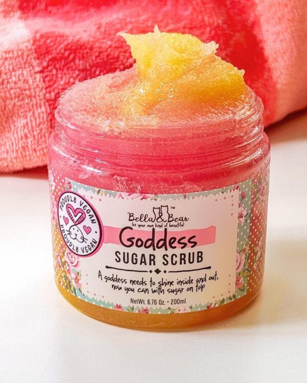 Bella and Bear Goddess Sugar Scrub | Body Scrub | Body Wash | Exfoliator | Vegan | Cruelty-Free - Image 6