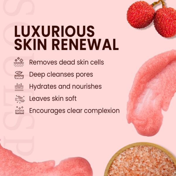 Himalayan Foot & Body Scrub - Luxurious Himalayan Pink Salt Scrub & Mineral Rich Exfoliating Body Scrub for Refreshed and Radiant Skin - 10 oz - Image 3