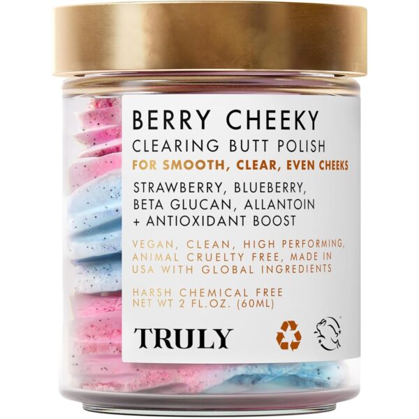 Truly Beauty Body Polish - Whipped Body Butter for Women - Exfoliating Body Scrub That Helps Hydrate, Soothe, and Plump Dry Skin - Body Scrubs for Women Exfoliation