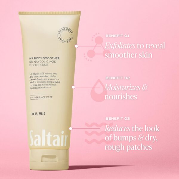 Saltair - KP Body Scrub - 5% Glycolic Acid Exfoliating Skin Scrub - Image 4