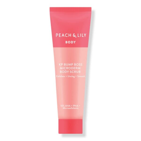 Peach & Lily Body KP Bump Boss Microderm Body Scrub, Travel Size, 1.02 oz / 29 g