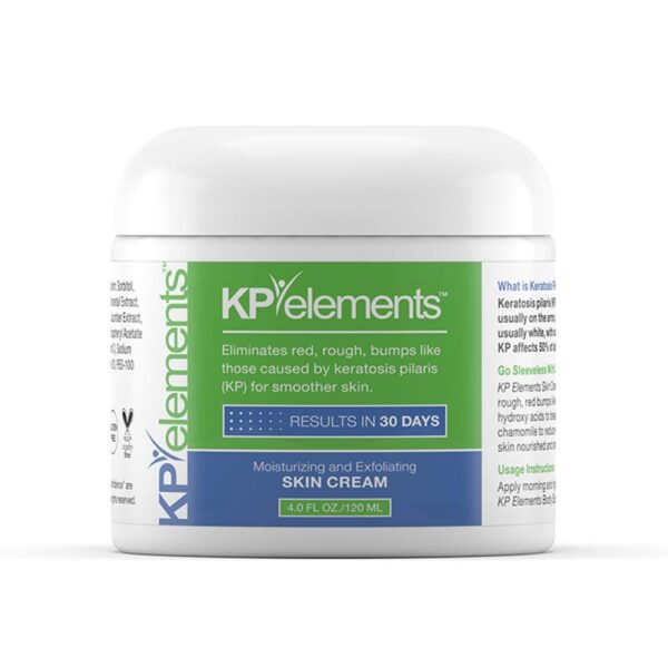 KP Elements Keratosis Pilaris Lotion (4 fl oz) - Natural Keratosis Pilaris Treatment, Moisturizing & Exfoliating AHA Lotion for KP, Vegan, Made in USA