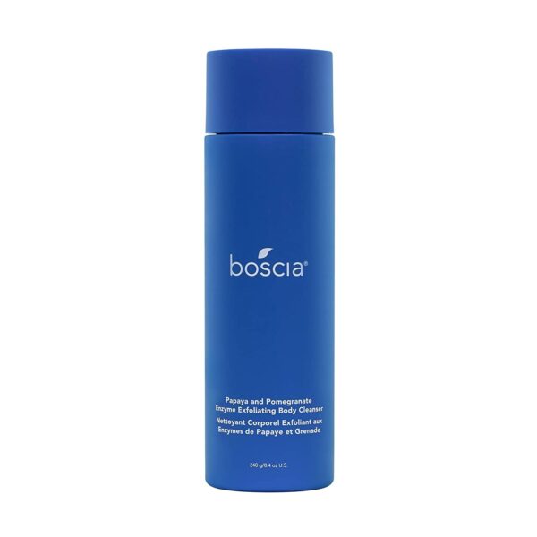 boscia Papaya & Pomegranate Enzyme Exfoliating Body Cleanser - Vegan, Cruelty-Free, Natural & Clean Skin Care - Body Cleanser Gel - For All Skin Types - 8.4 oz