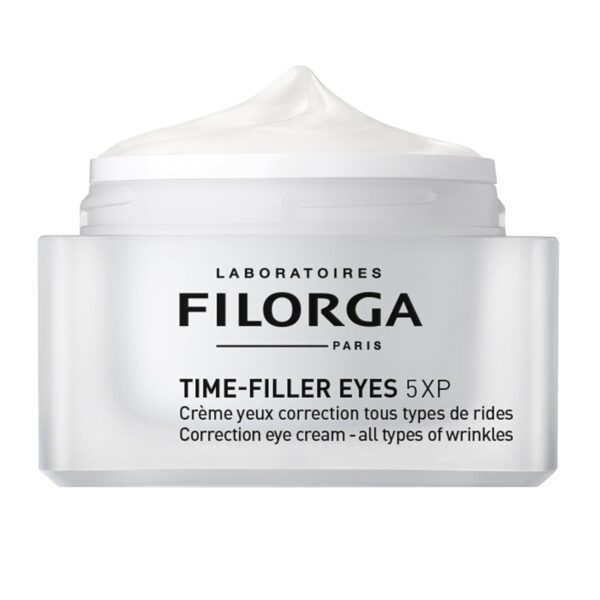 Filorga Time-Filler Eyes Daily Anti Aging and Wrinkle Reducing Eye Cream With Hyaluronic Acid to Minimize Wrinkles and Dark Circles, Lift Eyelids, and Enhance Lashes