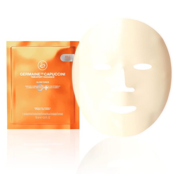 Germaine de Capuccini - Timexpert Radiance C+ | Glow Force Mask - Vitamin C Anti-Fatigue Facial Mask - Extraordinary luminosity and nourishment in 15 minutes - 0.6. Fl oz - Image 2