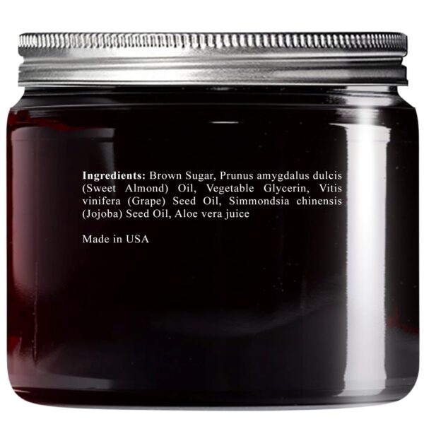 Brown Sugar Scrub 10 oz - Smooth and Moisturizing - Beneficial for both acneic skin and dry skin - Image 2