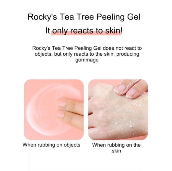 Tea Tree Peeling Gel (4.1fl oz) - Gentle Exfoliating Gel for Face & Body with Natural Cellulose, Remove Impurities for Smooth Skin, Korean Skin Care. Cica, Licorice & Aloe Vera Extracts. - Image 6