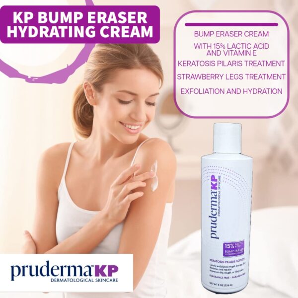 KP Keratosis Pilaris Treatment, KP Bump Eraser Hydrating lotion, Bumps Be Gone, Moisturizing and exfoliating lotion For Rough and Bumpy Dry Skin For Body, 8 Oz - Image 2