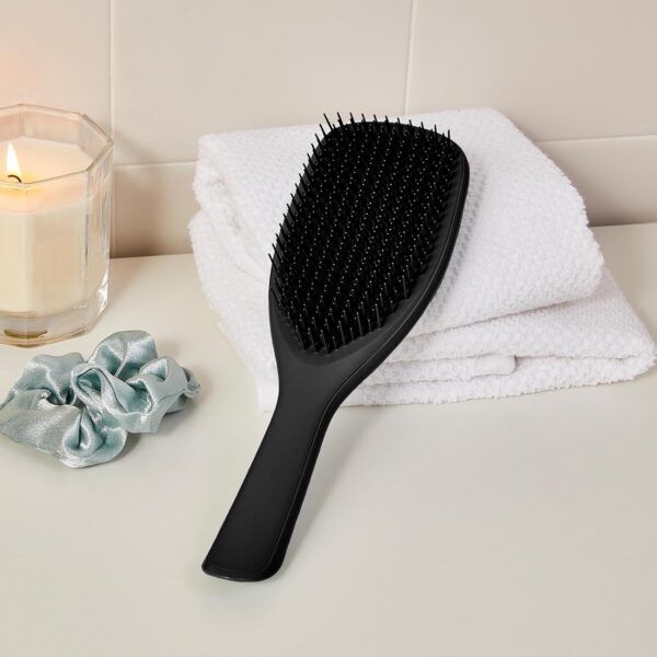 Tangle Teezer Large Ultimate Detangler Hairbrush for Wet & Dry Hair, Eliminates Knots & Reduces Breakage for Long, Thick, & Curly Hair Types, Black Gloss - Image 5