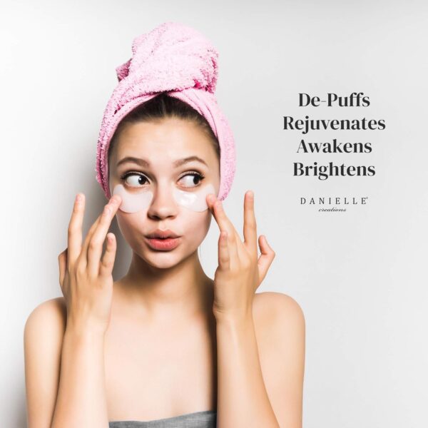 Danielle Creations Dark Circles No More Hydrogel Undereye Masks with Collagen & Lavender, 6 Pairs - Image 2