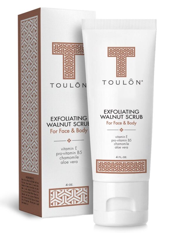 Exfoliating Face Scrub - Exfoliate Scrub - Face and Body; Walnut Facial Exfoliator. Great Exfoliant for Women or Men