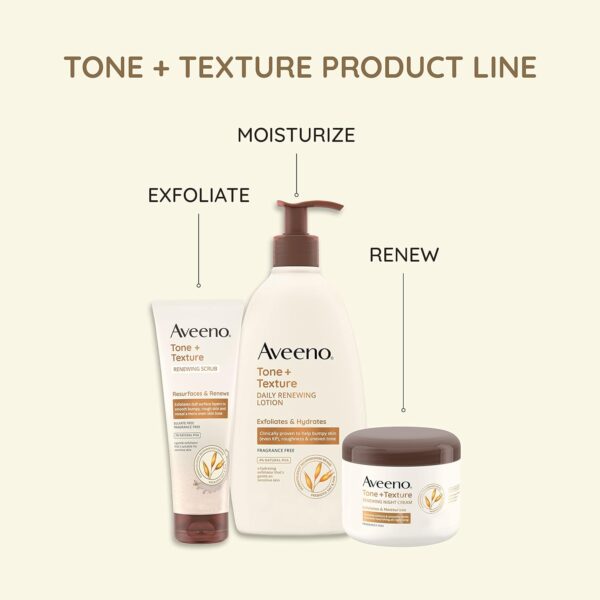 Aveeno Fragrance-Free Body Scrub for Smoother, More Even Skin Tone - Prebiotic Oat Formula for Sensitive Skin, Exfoliating and Renewing, 8 oz - Image 7