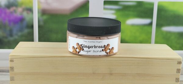 TSA Handmade Luxurious Holiday, Christmas Sugar Scrubs, Body Wash Exfoliator, Deep Clean, Spa, Skin Care, Dry Skin, Moisturizer, Scented, Women, Men, Gift, 6.5 oz Jar (Gingerbread) - Image 3