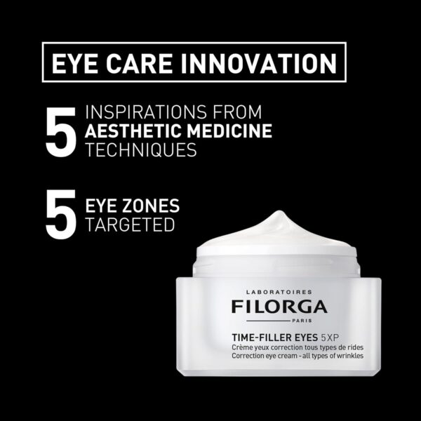 Filorga Time-Filler Eyes Daily Anti Aging and Wrinkle Reducing Eye Cream With Hyaluronic Acid to Minimize Wrinkles and Dark Circles, Lift Eyelids, and Enhance Lashes - Image 3