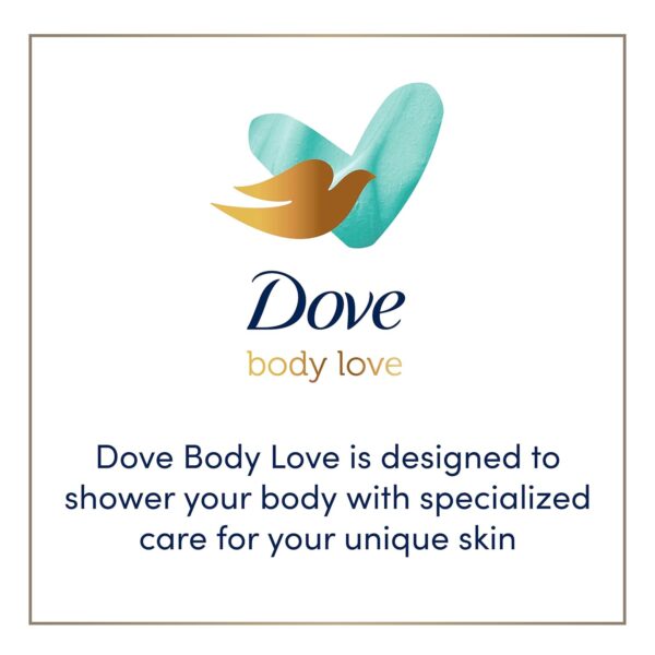 Dove Body Love Body Polish Exfoliate Away 3 Count for Rough, Bumpy Skin Body Scrub with AHAs for Silky Smooth Skin 12 oz - Image 7