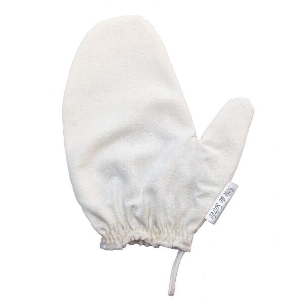 Raw Silk Exfoliating mitt body scrubs treatment, Dead Skin Remover Treatment For Smooth Skin, Deep exfoliating Glove