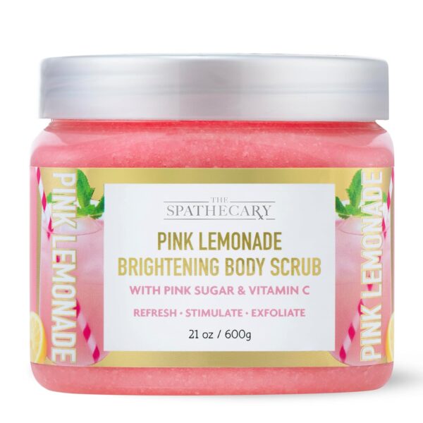 Pink Lemonade Body Scrub, Exfoliating, Nourishing, Cruelty-Free, Spa-Like Treatment, Smooths Dry Skin, Lovely Scent