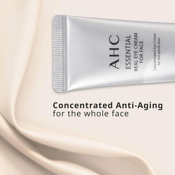 AHC Aesthetic Hydration Cosmetics Facial Moisturizer Essential Eye Cream for Face AntiAging Hydrating Korean Skincare OZ, 0.33 Ounce - Image 3